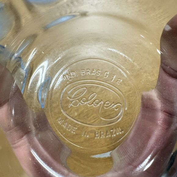 Vintage Colorex Brazil Light Blue Glass Custard Dessert Cups Bowls Set Of 4 HLBN - Picture 2 of 4